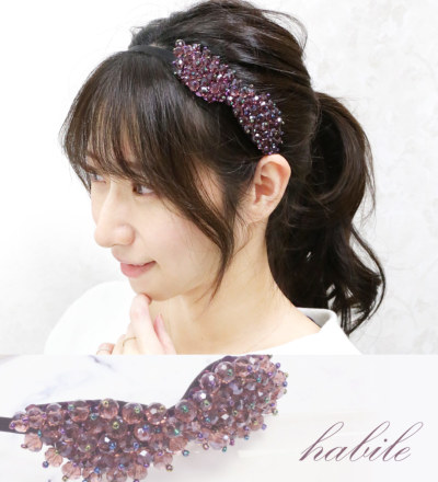 50%OFF 移転セール】【カチューシャ】アビル［ヘアバンド