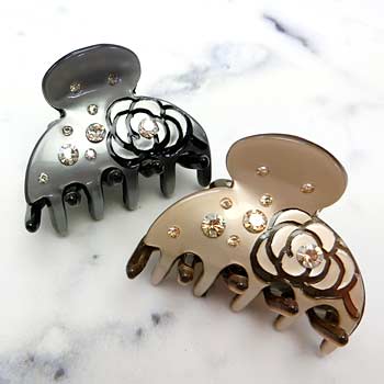 可愛い！キレイ！小粒ヘアクリップ<br>