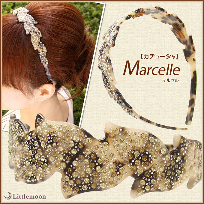 Marble Marbleカチューシャ】マルセル［ヘアバンド・カチューシャ・ヘアアクセサリー・マーブルマーブル］｜品揃え日本最大級のヘアアクセサリー専門店  リトルムーン