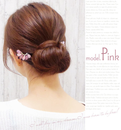 Jewel VOX かんざし 簪 U字 ヘアクリップ ヘアアクセ レディース