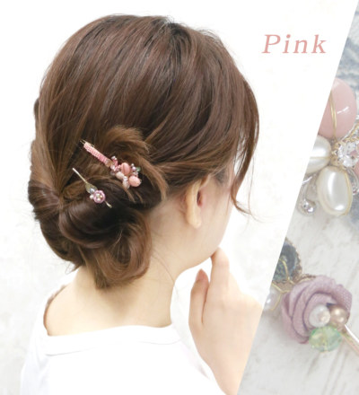 Lucie's closet ヘアピン】レディバタフライ［ヘアアクセサリー